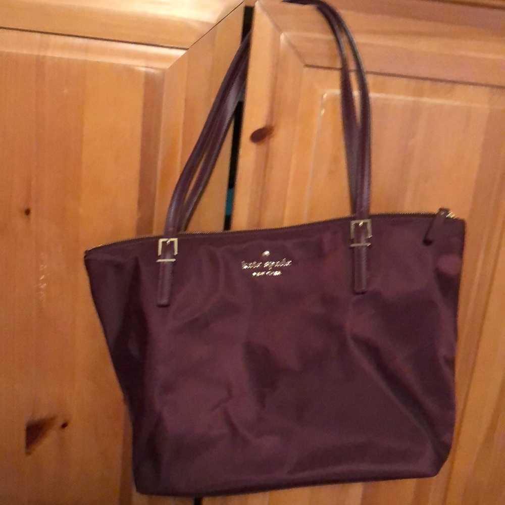 Kate Spade wine colored purse